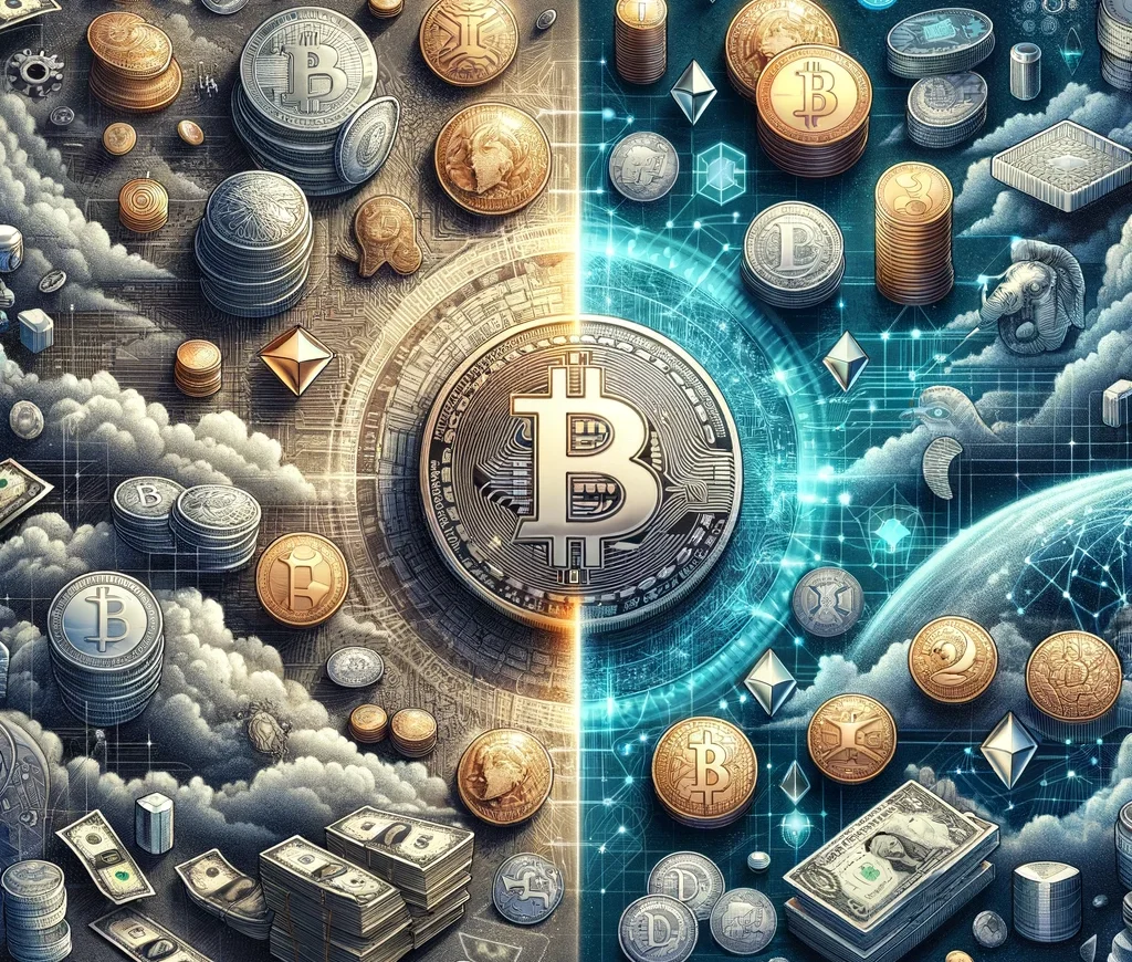 Differences between cryptocurrency and traditional currency